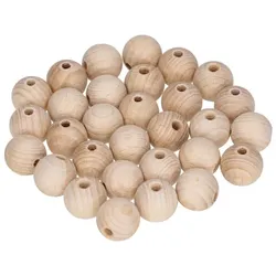 Holzkugeln, 25 mm Ø, 30 Stück