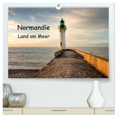 Normandie - Land am Meer (hochwertiger Premium Wandkalender 2027 DIN A2 quer), Kunstdruck in Hochglanz