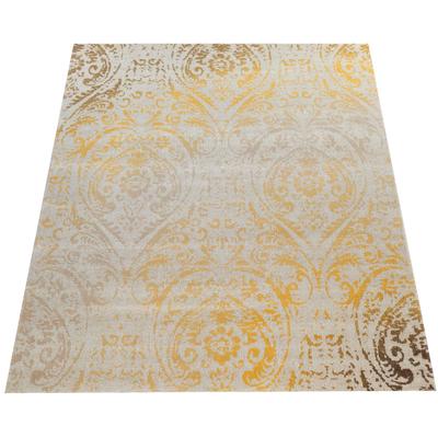 Teppich PACO HOME "Artigo 415", gelb, B:160cm H:4mm L:220cm, Polypropylen (PP), Teppiche, Teppich, Kurzflor, Motiv Ornamente, Vintage Design, In- und Outdoor geeignet
