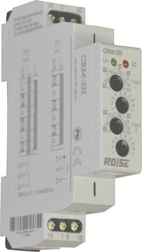 RO/SE LM-Heizungen CRM-2H/UNI CRM-2H/UNI Zeitrelais Multifunktional 12 V/DC, 12 V/AC, 240 V/DC, 240 V/AC 1 St. Zeitbereich: 0.1s