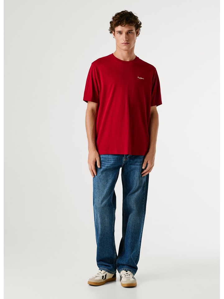 Pepe Jeans Shirt "Connor" in Rot - XXL