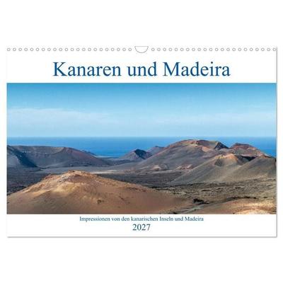 Kanaren und Madeira (Wandkalender 2027 DIN A3 quer), CALVENDO Monatskalender