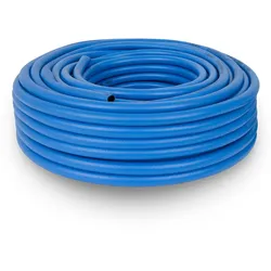 EBERTH Druckluftschlauch 40m, 6x11mm, 20 bar, Gewebeschlauch für Kompressor, ohne Kupplung