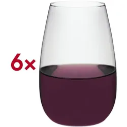 Rona Saftglas Juice tumbler 14 Sensual 300 ml ungeeicht 6 Stück transparent, 7.4 cm