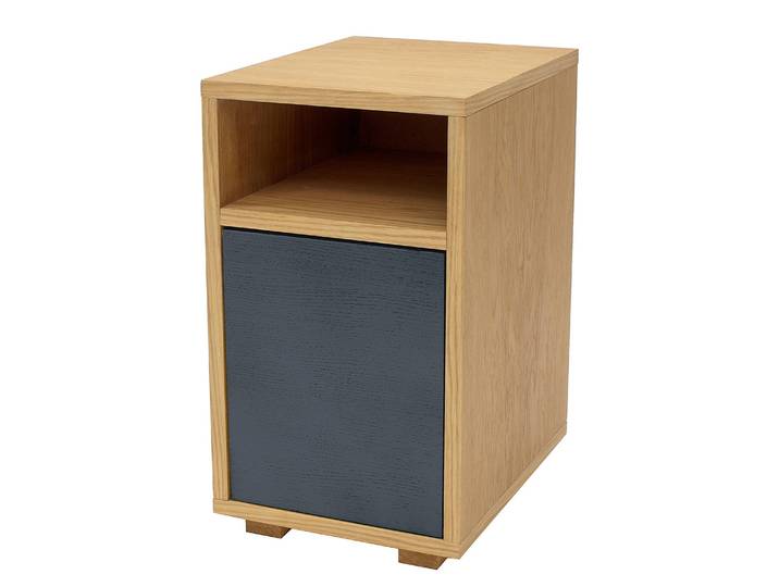 Nachttisch Slim 30 x 53 x 40cm Schwarz/Anthrazit