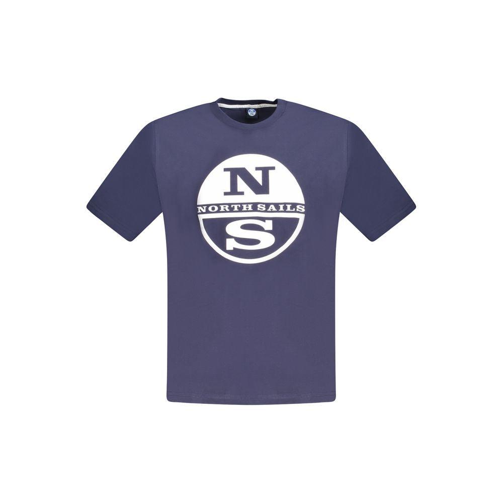 North Sails Blauer Baumwolle Herren T-Shirt