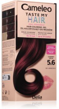 Delia Cosmetics Cameleo Taste My Hair coloração demi permanente para o cabelo tom 5.6 Cherry Cola 1 un.. Cameleo Taste My Hair