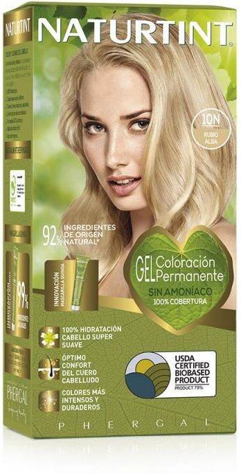 Naturtint Permanent Hair Color Gel, Ammonia-Free Dye 10N Blonde Alba