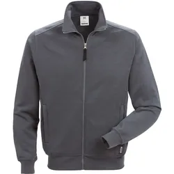 Sweatjacke "7608 SM" - L - dunkelgrau