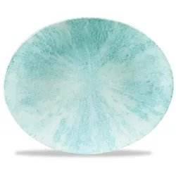 Churchill 12 x Platte oval 26,5cm STONE Aquamarine