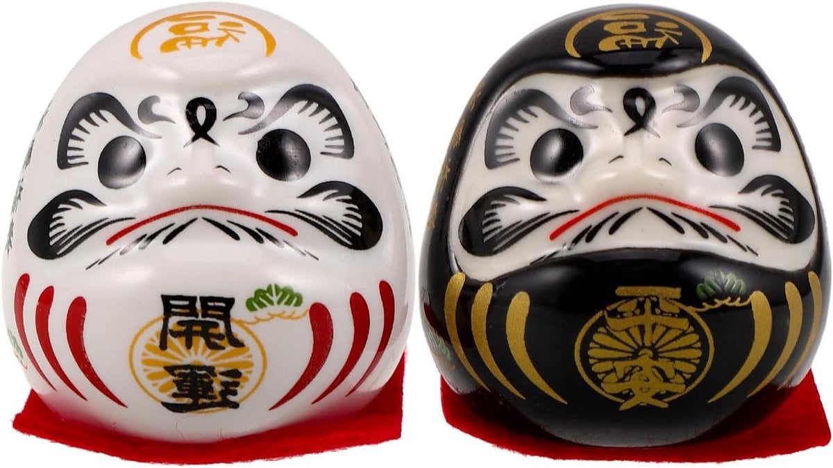 Set van Japanse mini beeldjes voor decoratie, 4.5 cm, assorti