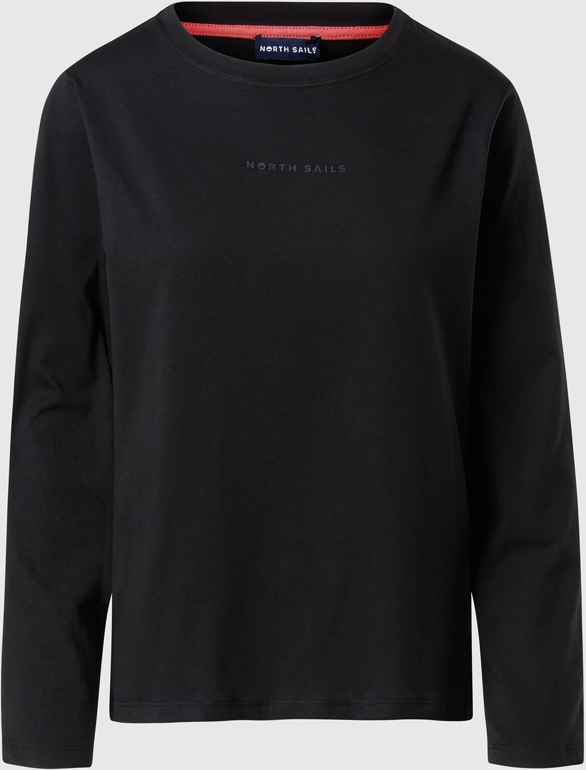 North Sails Langarm-T-Shirt mit Logo in 3D-Optik Meteorite XL