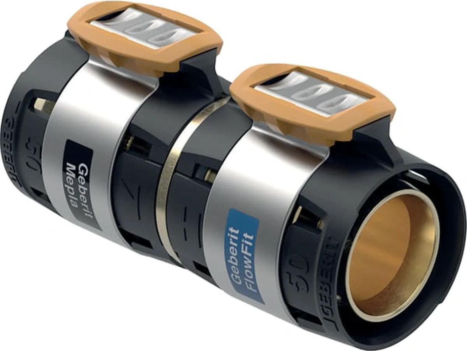 Geberit GE FlowFit overgangsstuk Mepla SiBr diameter 63 x 63 mm
