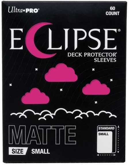 Ultra PRO Eclipse Matte Small Deck Protector Sleeves for Trading Cards, Hot Pink, 60ct