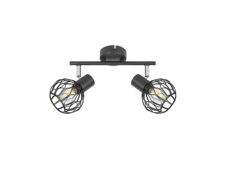 ZMH Deckenstrahler Ilyvith 25/10/18 cm, Schwarz, Metall, Mode, E14, 10x18x25 cm, Lampen & Leuchten, Innenbeleuchtung, Deckenleuchten, Deckenleuchten