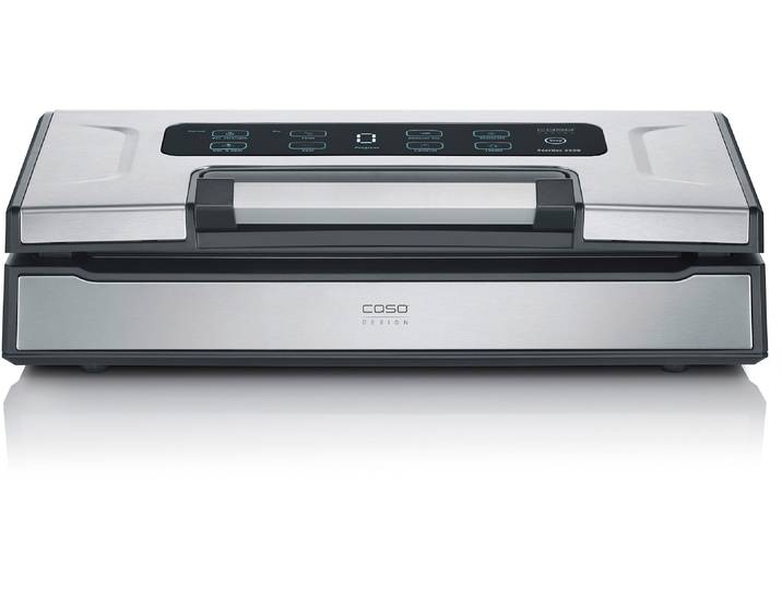 CASO Vakuumierer 1402 FastVac 3500 , schwarz, B:45cm H:20,6cm T:12,9cm, Vakuumierer, doppelte Schweißnaht für ein besonders sicheres Verschließen, Vakuumierer