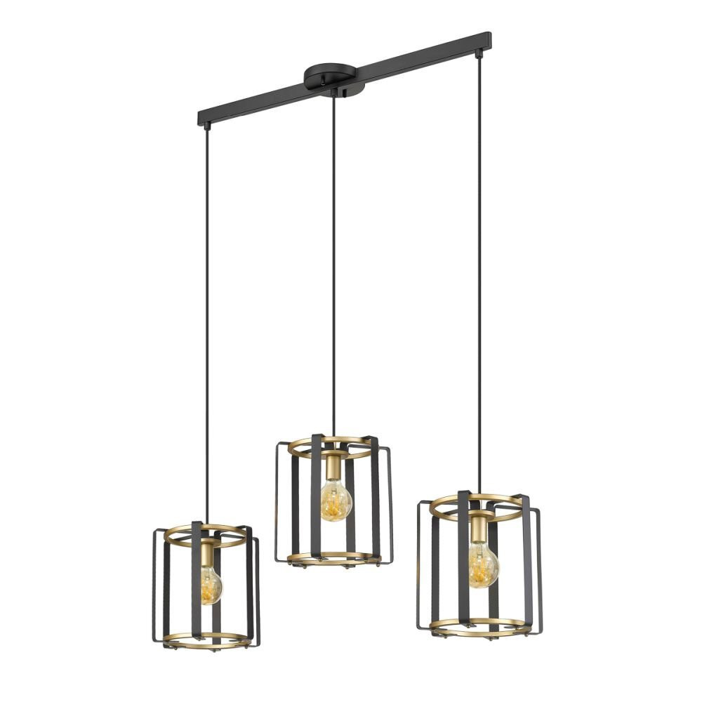 Italux PRIMERO PND-44003-3-BK-GD hanglamp