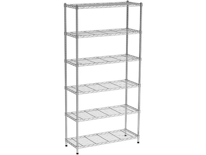 Schwerlastregal STRATO 92x36x181cm eisen verchromt