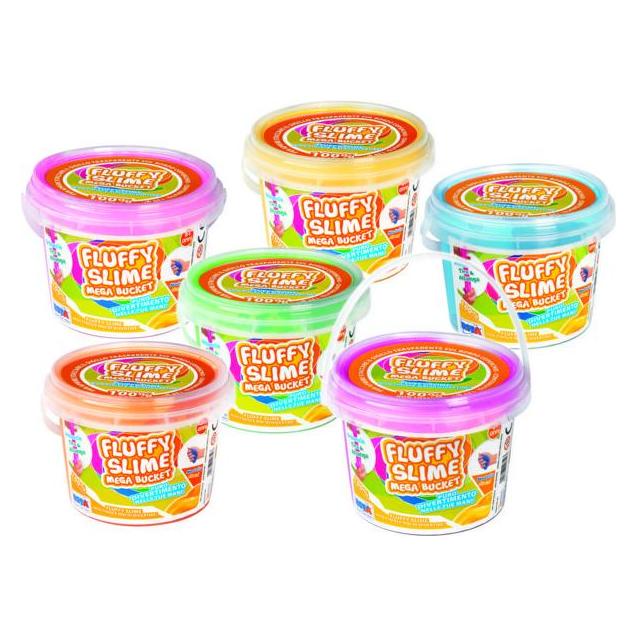 Rs Toys Bucket 130gr.Fluffy Slime Meg Bucket 4 Colors Ass (36932686)