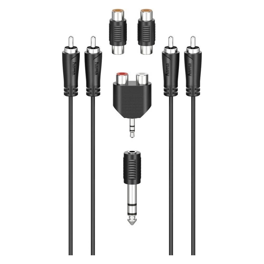 Hama Cinch-Anschluss-Set, 2,5 m (2.50 m, Cinch Kabel) (00205175)