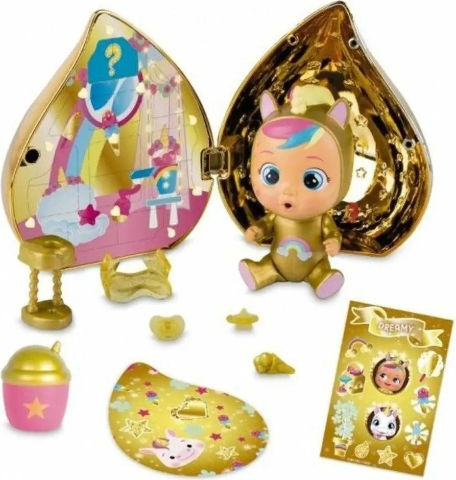 IMC Toys Babypop met accessoires Crying Golden 11 cm