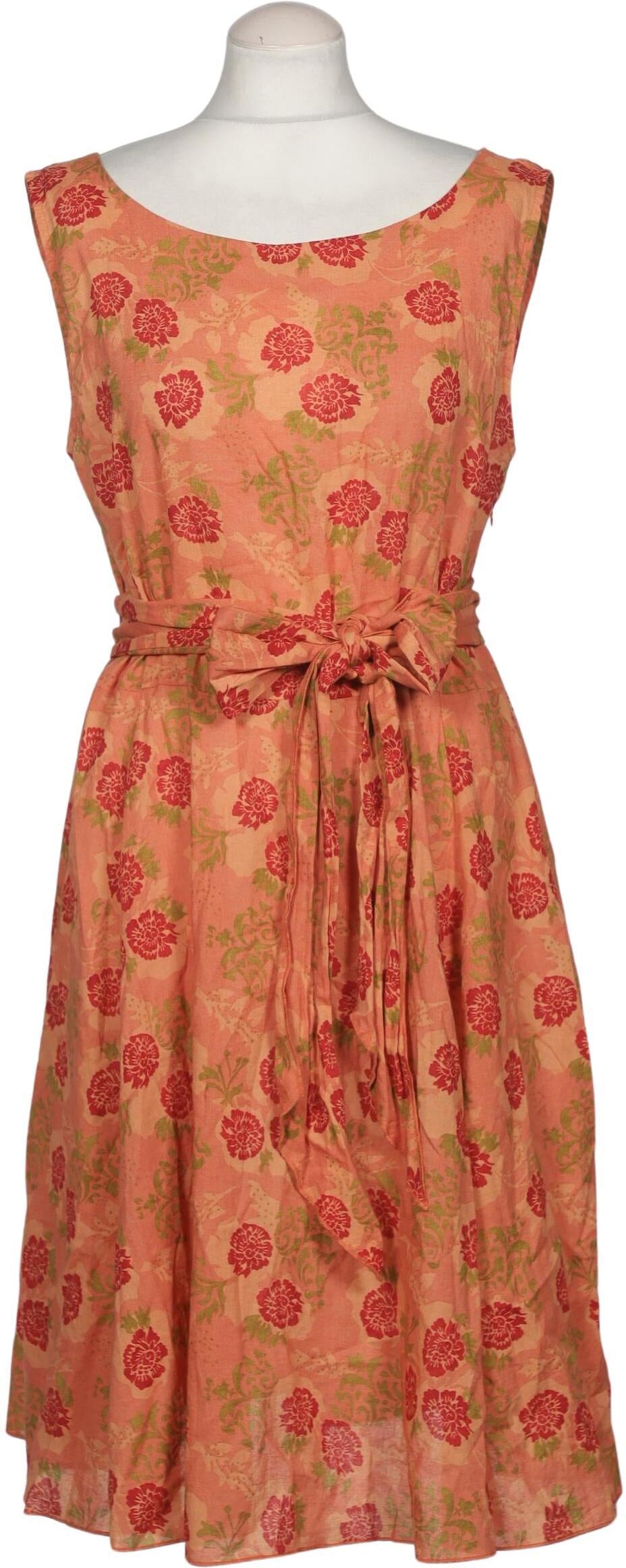 Lana naturalwear Damen Kleid, Orange, Gr. M, Baumwolle - Second Hand
