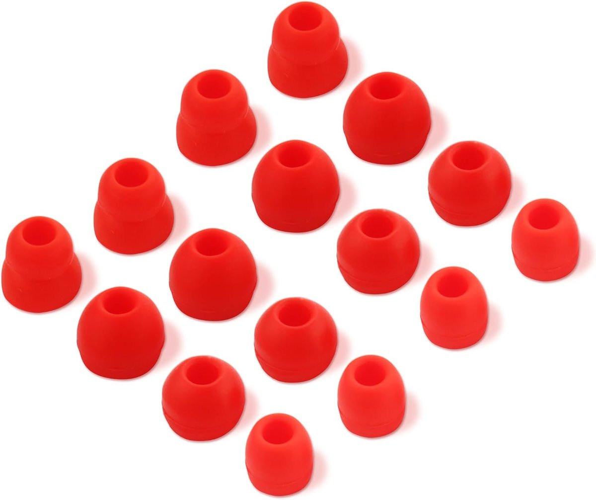 8 paar siliconen oordopjes compatibel met Beats Flex, Beats X en Beats Powerbeats Pro, lavastand
