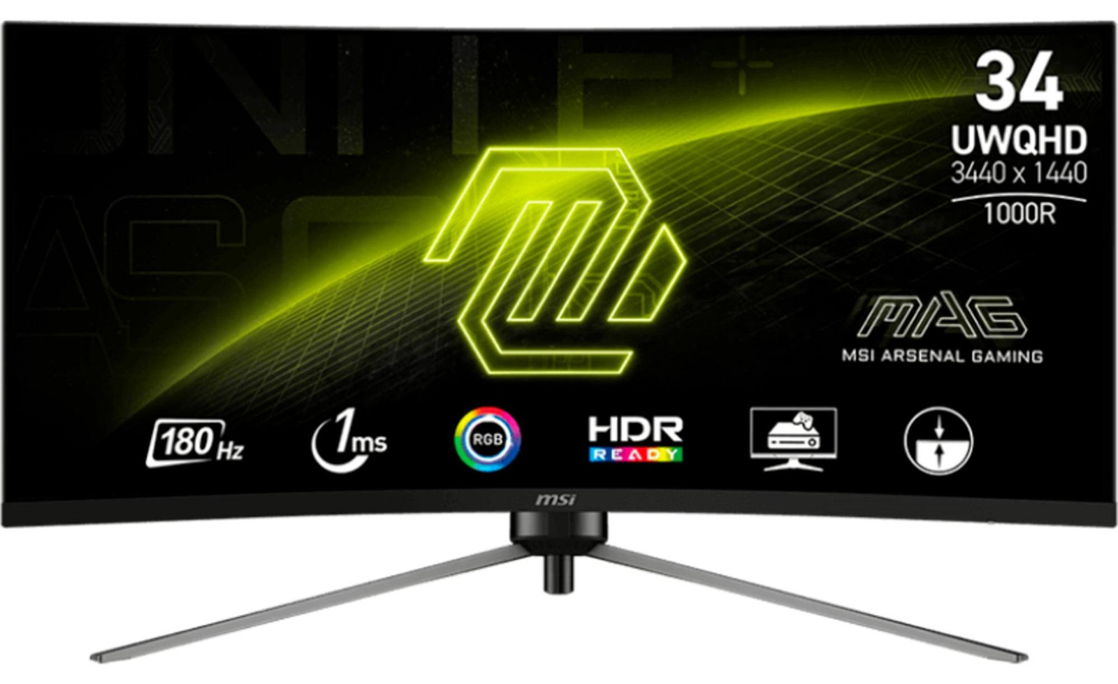 MSI Mag 345CQRDE monitor