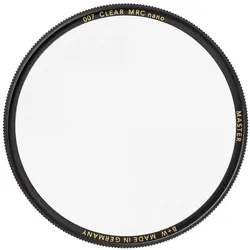 B+W CLEAR FILTER MRC nano MASTER 43mm (Schutzfilter), Objektivfilter, Transparent, Schwarz