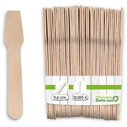 greenbox - Eisspatel aus Holz 9,6 cm, 10000 St.