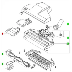 Festool Klappe für Turbinen-Kombisaugbürste