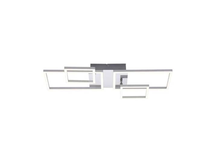 Just Light Deckenleuchte Designleuchte Deckenlampe LED Quadrate schwenkbar stahlfarben