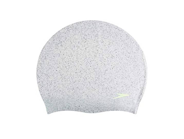 Speedo Dames Gerecycleerde Cap, Grijs/Heldere Zest, One Size