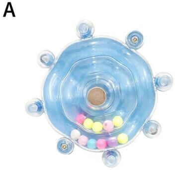 Uplifted Goods Parrot Swing Toy For Medium And Large Birds blue