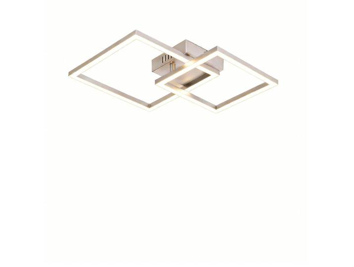 ZMH LED Deckenleuchte Elwynne 34.5/34.5/6.7 cm, Silberfarben, Kunststoff, Mode, LED integrated, 34.5x6.7x34.5 cm, Lampen & Leuchten, LED Beleuchtung, LED-Deckenleuchten