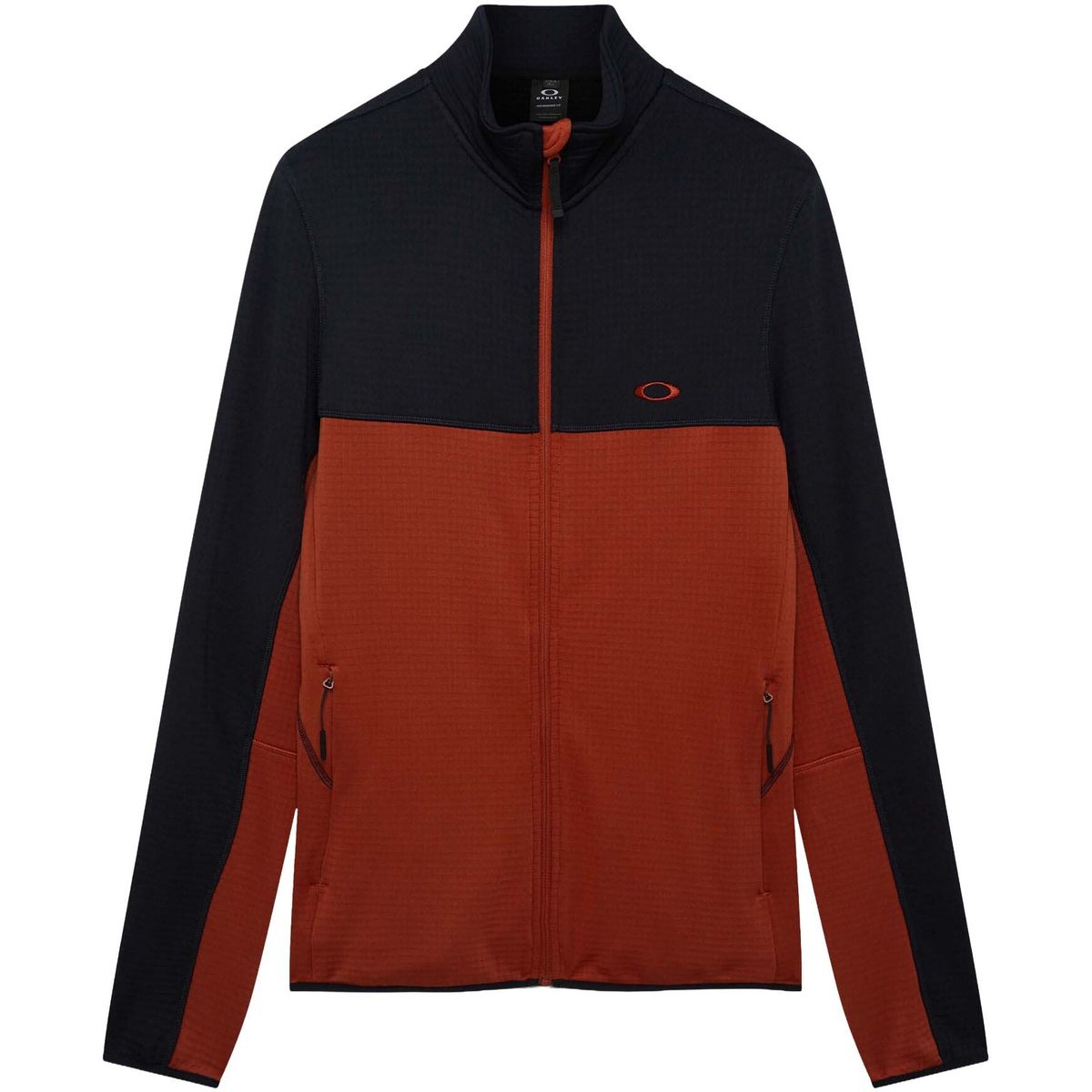 Oakley Canopy Full Zip Sweatshirt blackout/flame red (44V) XL FOA407390-44V-XL