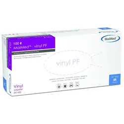 MaiMed- vinyl Untersuchungshandschuhe unsteril gepudert M 100 St Handschuhe
