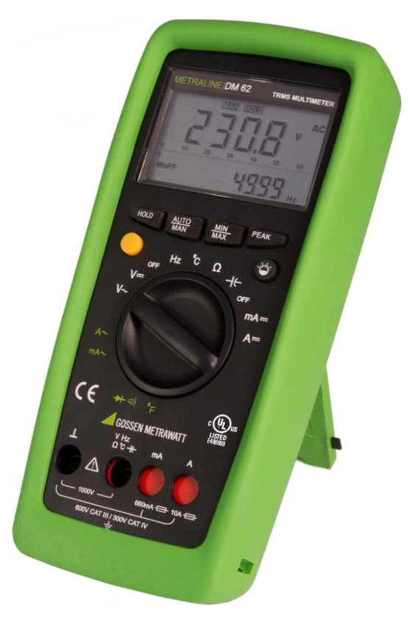 GMC Instruments Gossen TRMS-multimeter METRALINE DM 62 model M197A categorie IV 300V / categorie III 600V