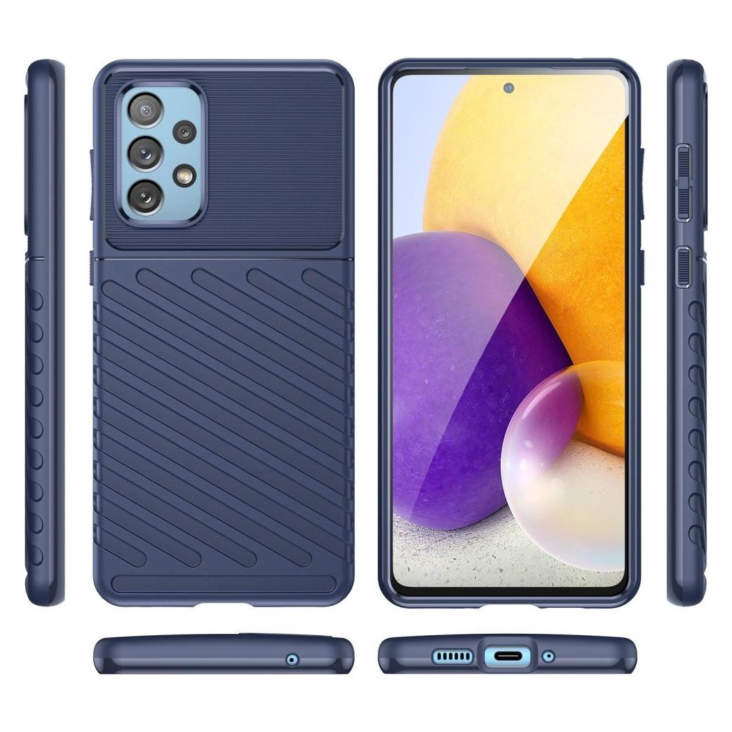 Hurtel Thunder Case flexible gepanzerte Hülle für Samsung Galaxy A73 blau (Samsung Galaxy A73 5G) (1404978613)