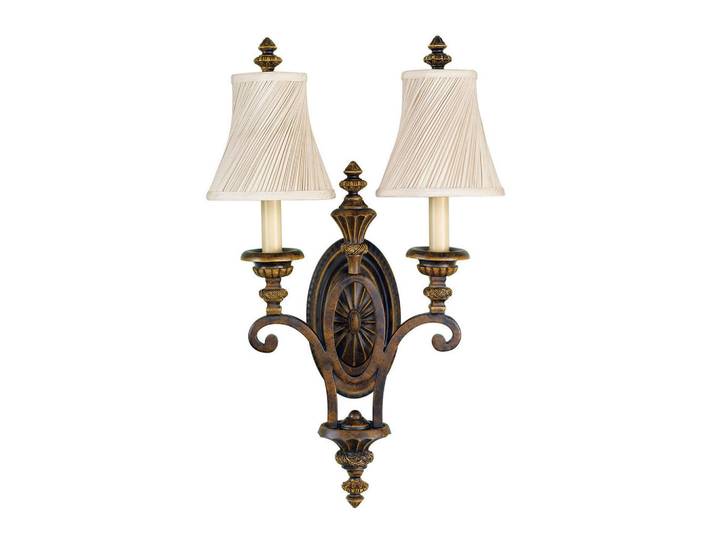 Elstead Lighting Wandleuchte Drawing Room, Braun, Metall, 18.4x61x36.8 cm, RoHS, Lampen & Leuchten, Innenbeleuchtung, Spots & Strahler, Wandstrahler