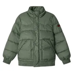 Pepe Jeans Unisex für Kinder. PB4000034 Gesteppte Jacke Garret grün (16años= 176cm), Lässig, Polyamid, Kinderbekleidung