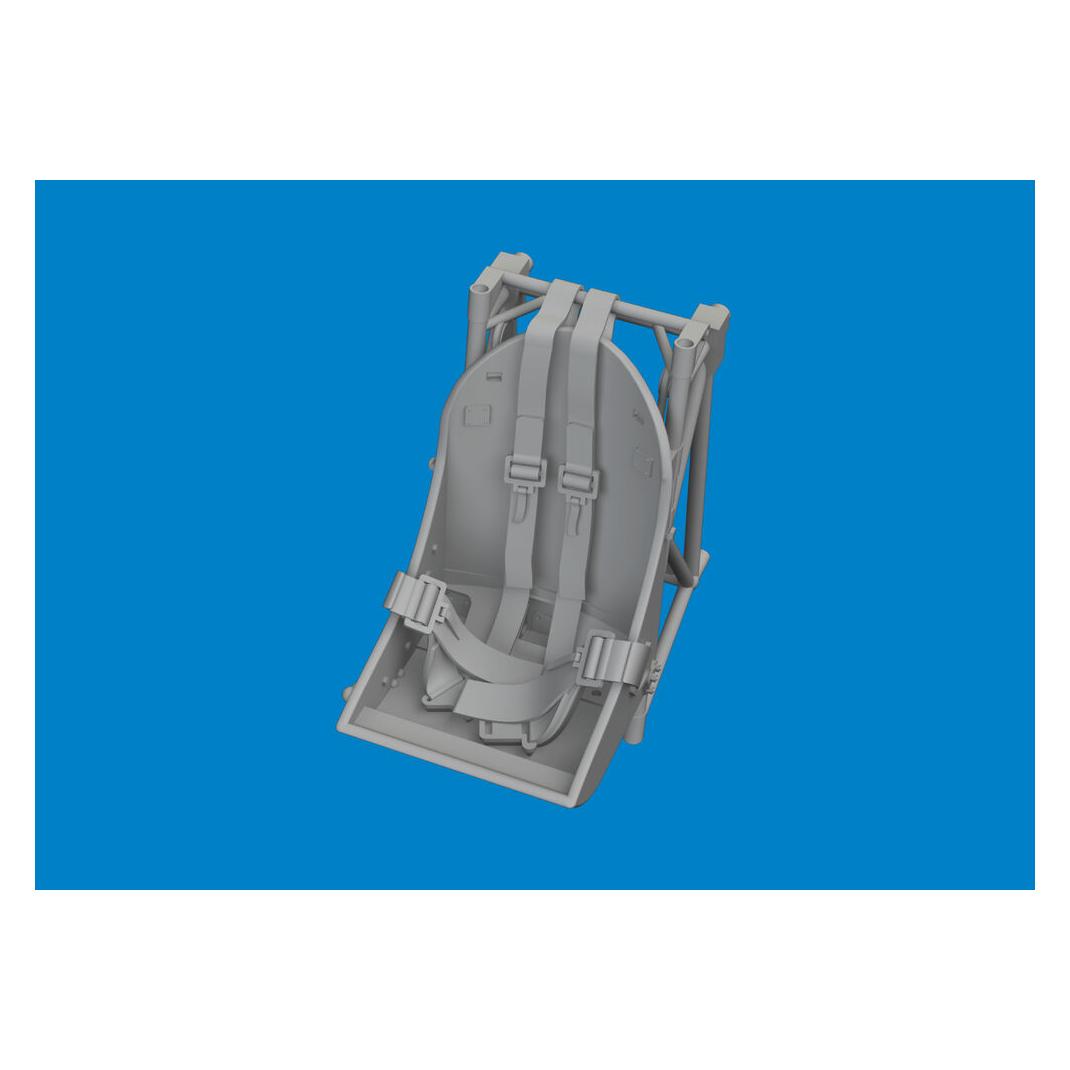 Eduard F4U-2 seat w/ integral belts PRINT (6481048)