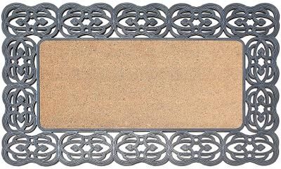 "A1 Home Collections Rubber and Coir Heavy Duty Decorative Design Durable Doormat 22""X48"""