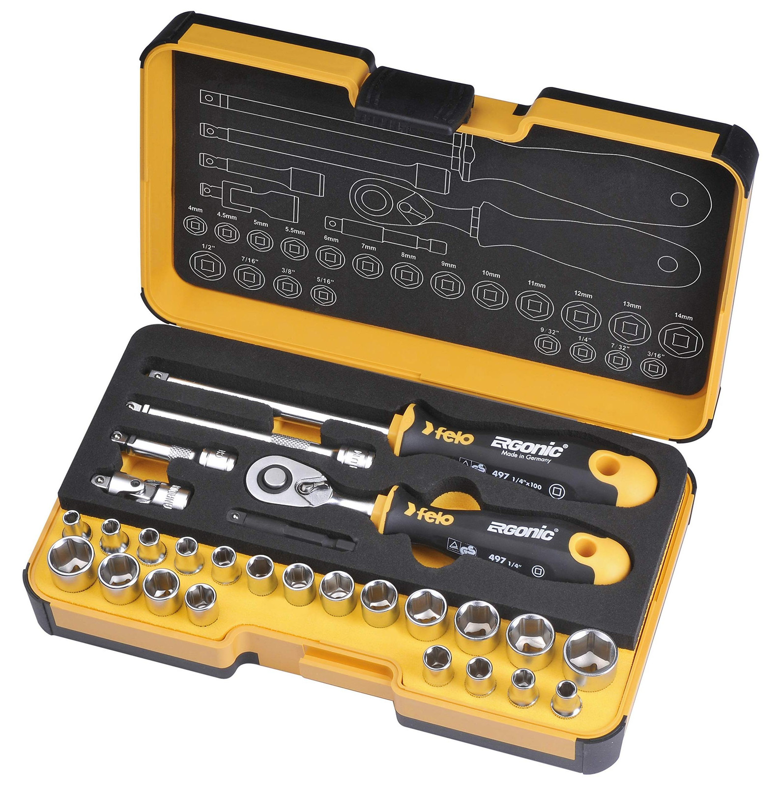 27-delige ratelsleutels set