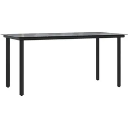 vidaXL, Gartentisch + Balkontisch, Dorlunin (4x Stuhl + Tisch) (160 x 80 x 74 cm)