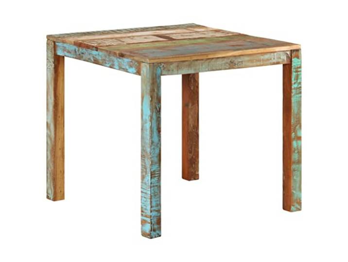 vidaXL Esstisch Küchentisch Esszimmertisch Speisetisch Tisch Esszimmer Küche Massivholztisch Holztisch Landhausstil 82x80x76cm Altholz Massiv