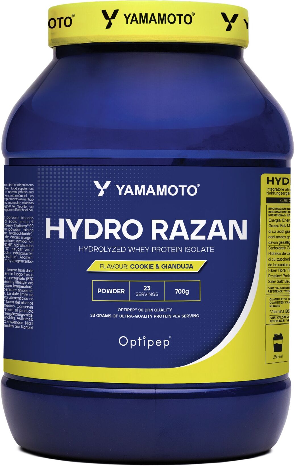 YAMAMOTO NUTRITION Hydro Razan Optipep® 700 Grammi 