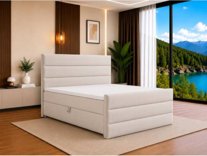 Best For Home Trinity K-1 Lux Boxspringbett 160x200 mit Topper & Bettkästen