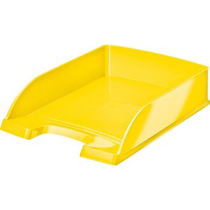 Leitz Briefablage 5226-30-16, WOW, A4, gelb, stapelbar, Kunststoff