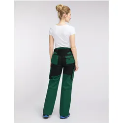 Pionier, Arbeitshose, Bundhose Damen TOOLS PLUS, 285 g/m2, grün/schwarz, Gr. 44 (44)